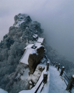 大峡谷与风景区雪景