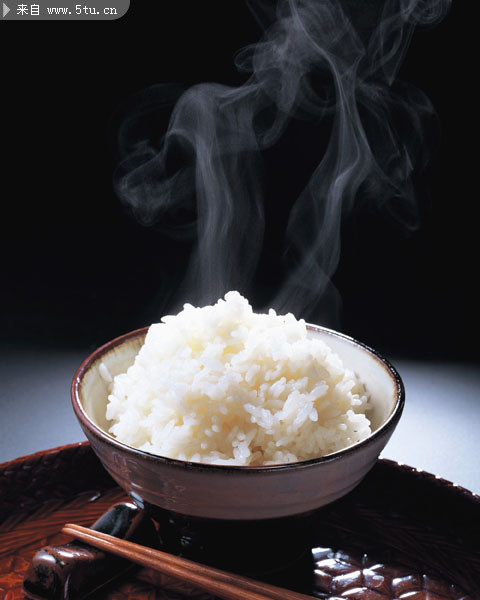 白米饭高清图片