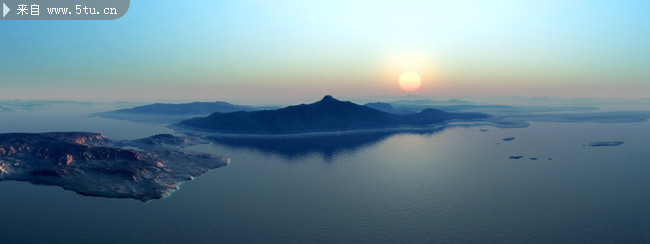 海上日出