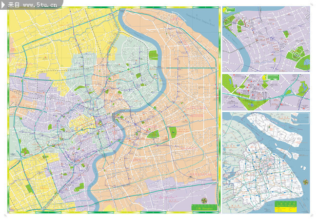 上海交通地图矢量版