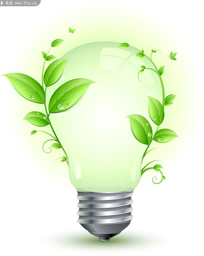 电灯泡图片 低碳环保素材