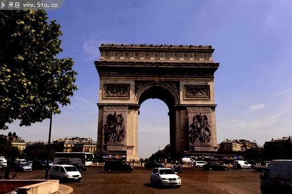 法国凯旋门图片 原创摄影