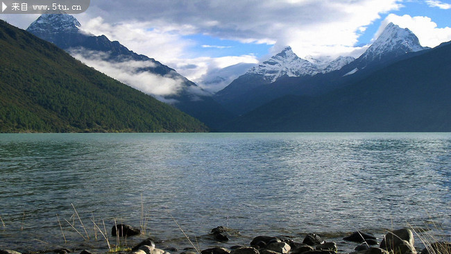 巴松措美景图片 二道湾风景