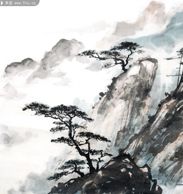 中国水墨画图片 国画山水素材