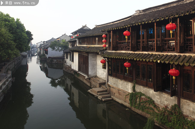 江南古镇风景图片 