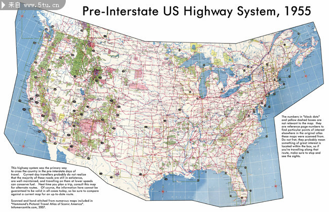 2001美国地图全图 美国地图英文版下载图片