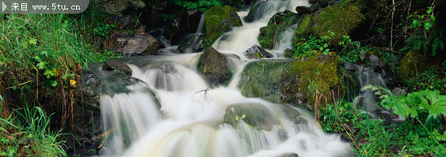 山水风景挂画 高清水流图片