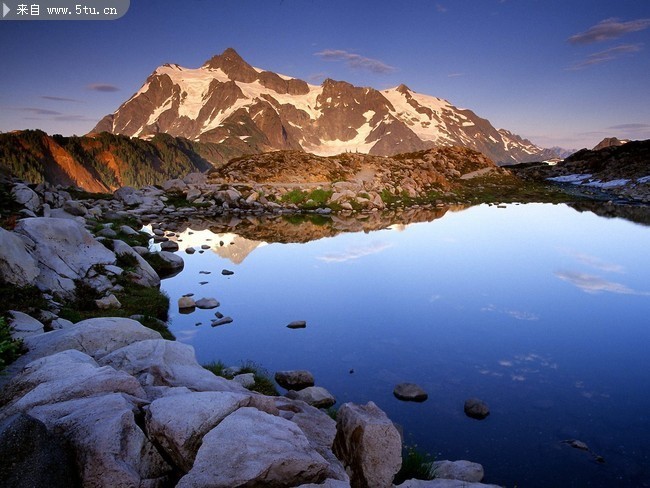 冬季雪山风景大图