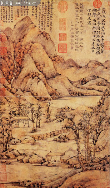 山水风景古画 中国山水画图片