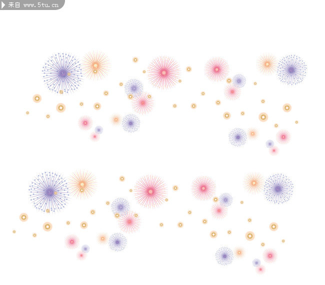 烟花效果PSD素材 庆典庆祝素材下载