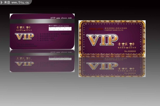 深紫色VIP卡下载