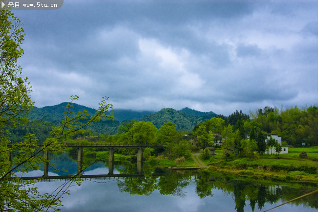 婺源乡村风景图片