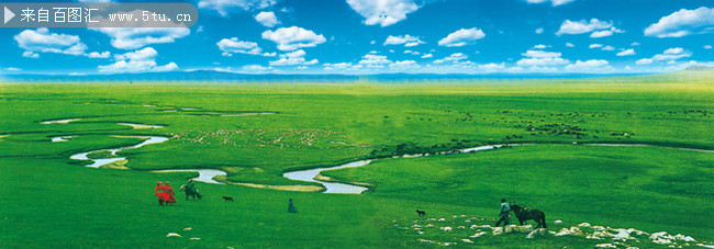 内蒙古大草原风光图片