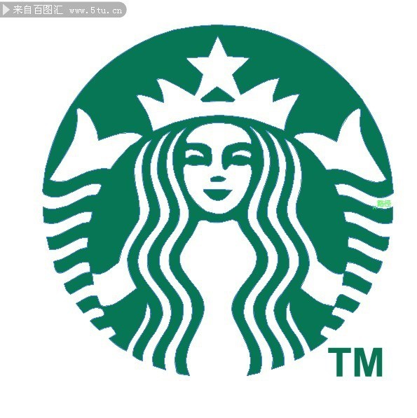 星巴克咖啡标志矢量图
