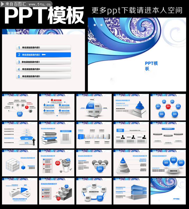 话务公司工作汇报PPT模板