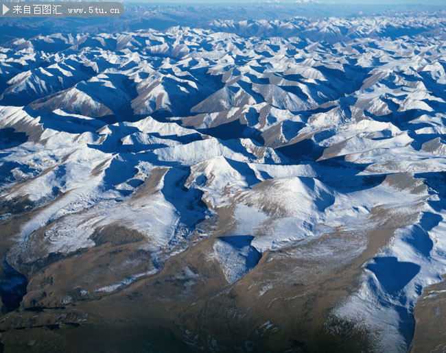 航拍中国山川风景图片