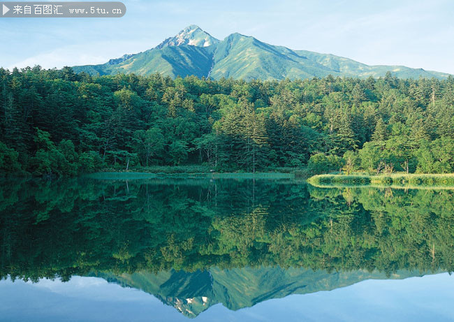 青山绿水图片素材