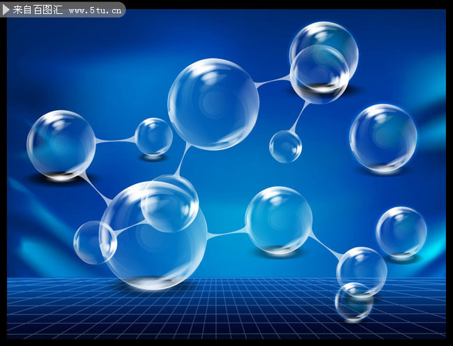 气泡图片素材 气泡基因结构图 