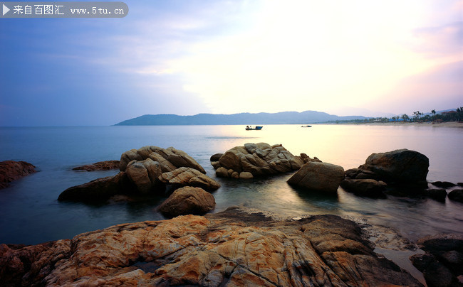 漂亮的大海景色素材图片