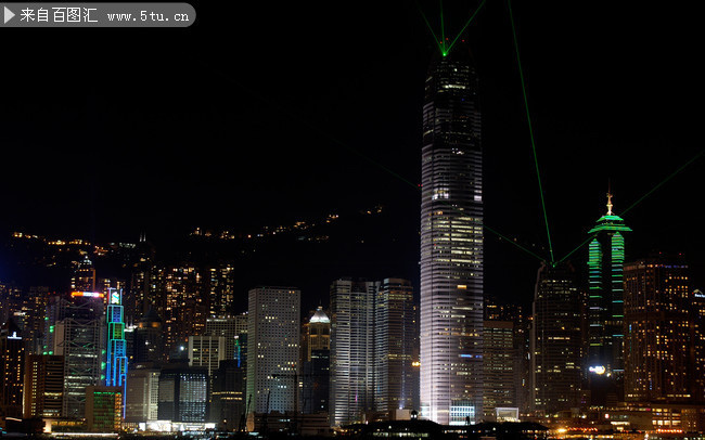 香港夜景图片 繁华都市