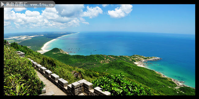 漂亮的月亮湾风景图片