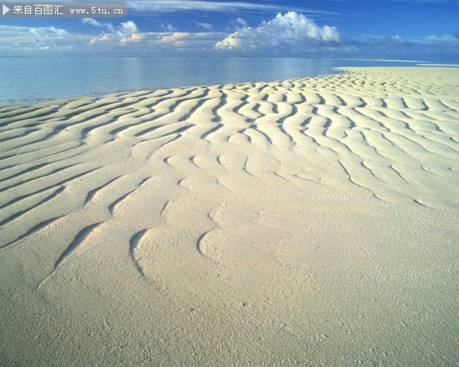 沙地图片 沙滩景色摄影