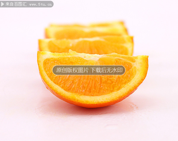 橙子切片高清图片
