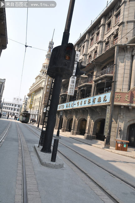 上海老街道景观图片