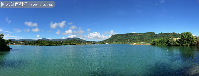 密克罗尼西亚海湾风景