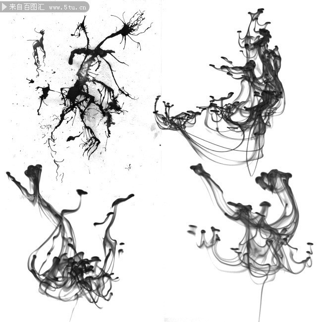 动感墨迹图片素材