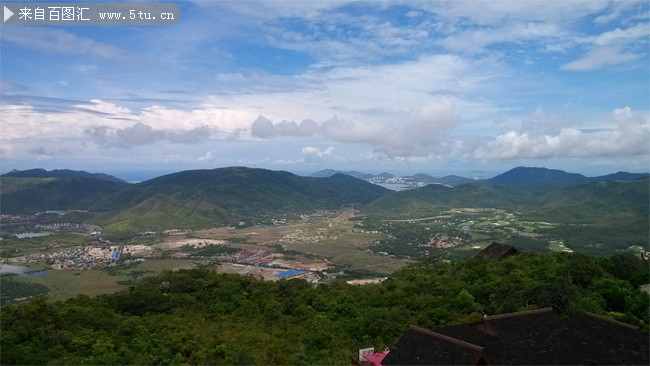 乡村全景摄影图片