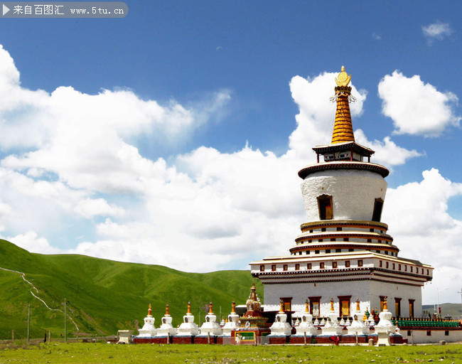 西藏佛塔旅游摄影