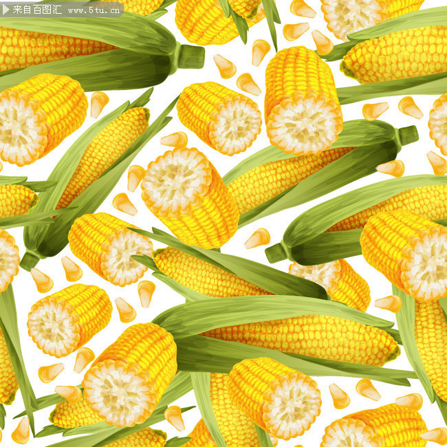 玉米无缝背景图片