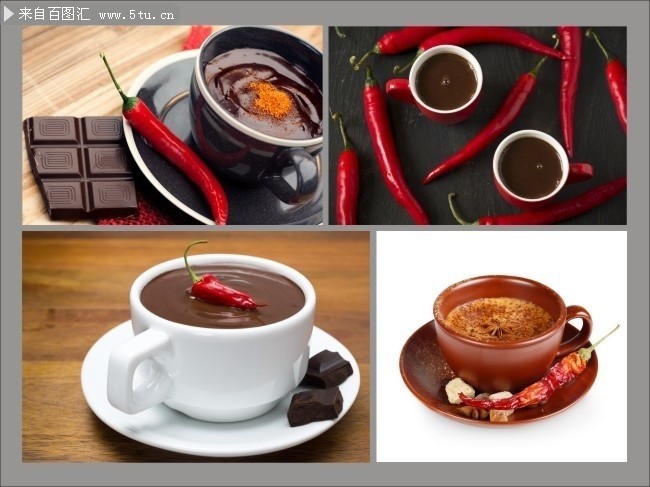 辣椒和咖啡图片