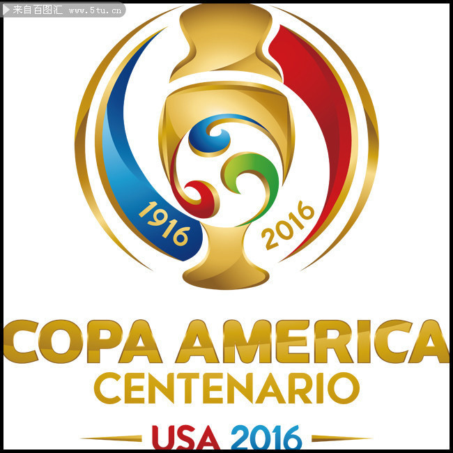 2016美洲杯标志矢量图