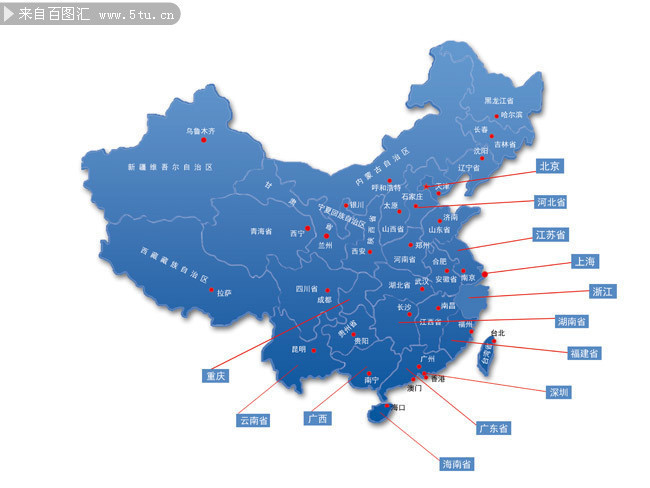 中国销售版图图片