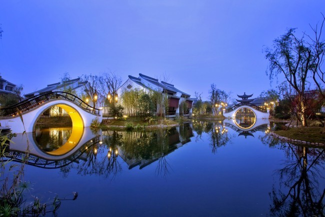 悦榕庄度假村夜景图片