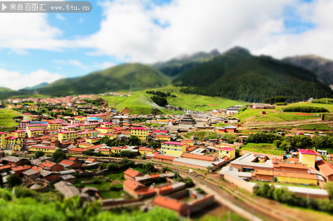 四川郎木寺风景图片