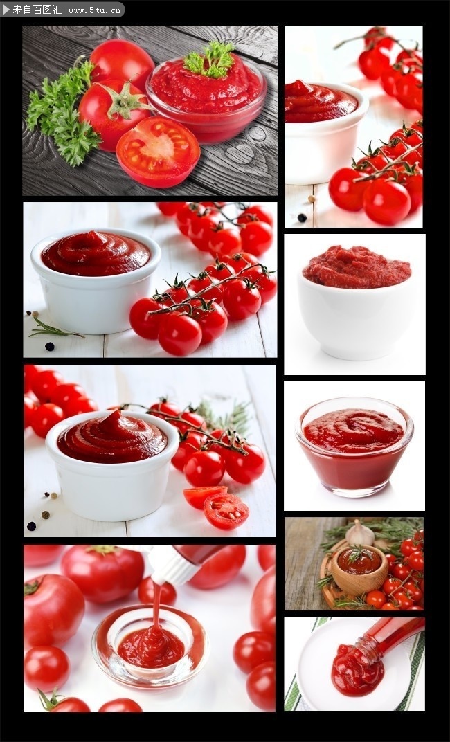 番茄酱摄影图片