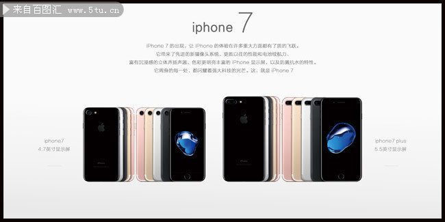 苹果手机iPhone7宣传海报图片素材