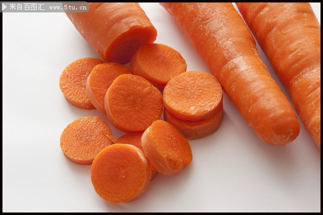 胡萝卜切片蔬菜图片素材
