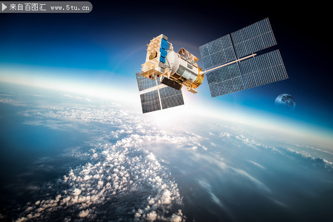 宇宙卫星科技背景图片素材