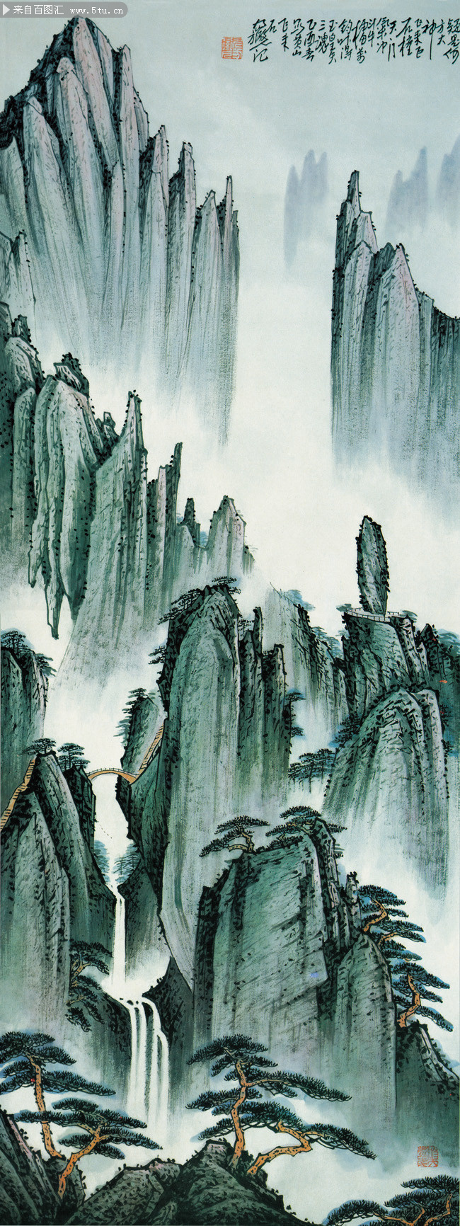 水墨风景 黄山_近现代_石舟