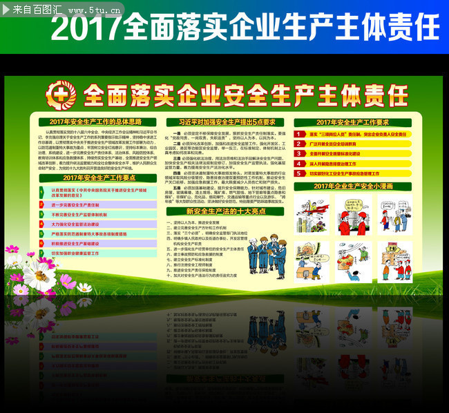 2017企业安全生产宣传月知识墙