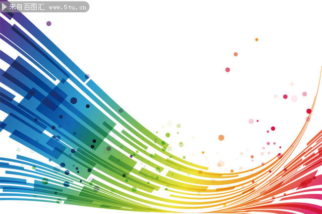 炫彩彩色抽象背景图片