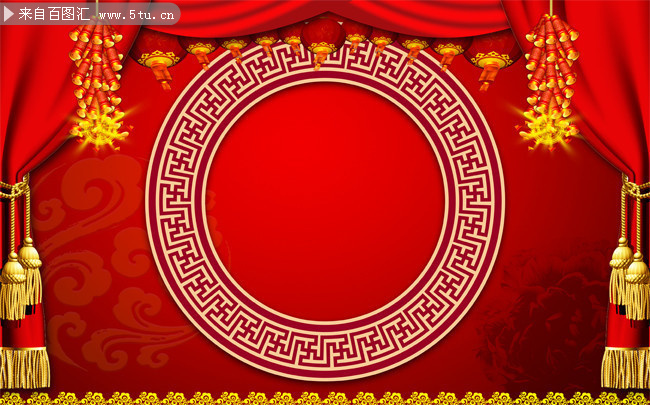 中国红喜庆背景设计图片素材
