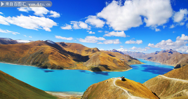 西藏湖泊自然风景图片