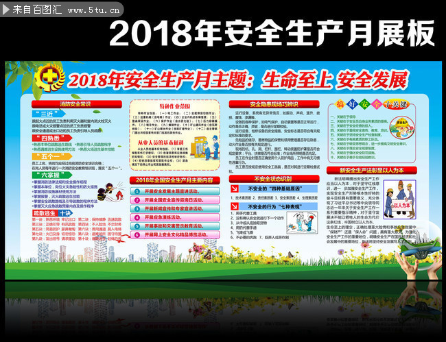 特种设备车间2018安全生产月主题宣传栏