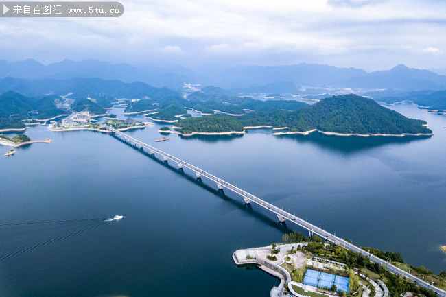 千岛湖大桥风景图片