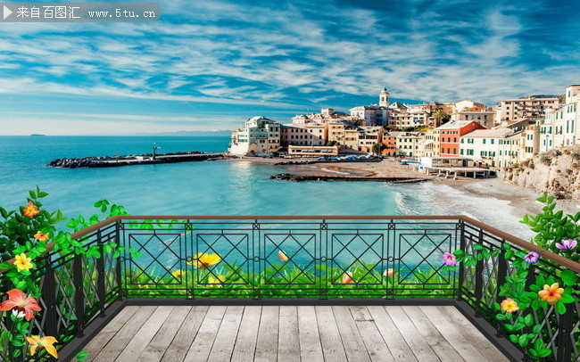 地中海爱琴海风景装饰画